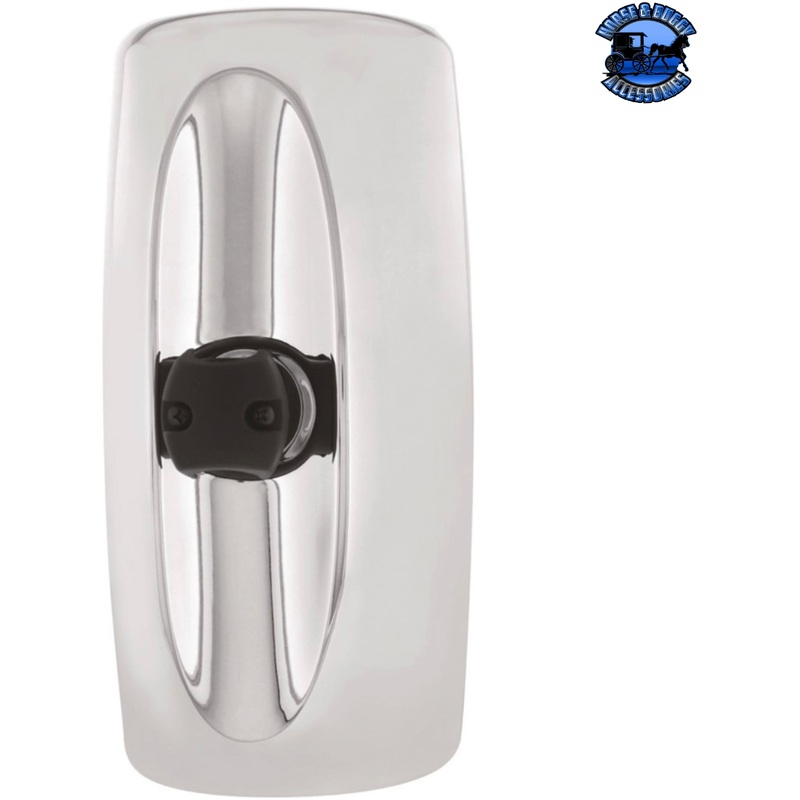 Chrome Main Mirror Head For Freightliner M2 – Fits LH & RH, Non Heated, Non Power Adjust #42359