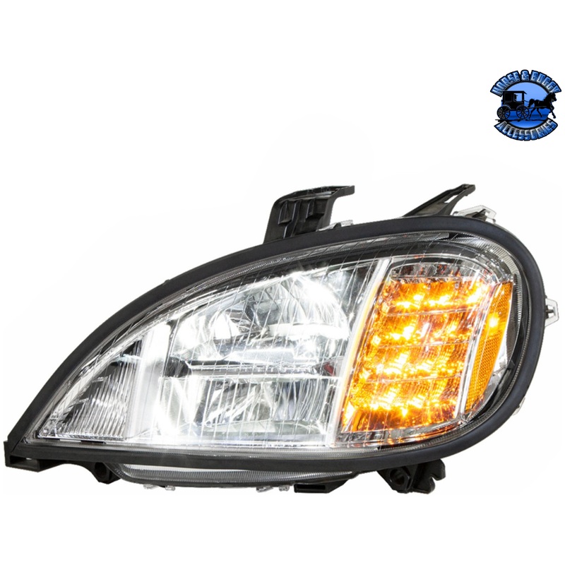 LED HEADLIGHT FOR 2001-2020 FREIGHTLINER COLUMBIA (Choose Color) (Choose Side)
