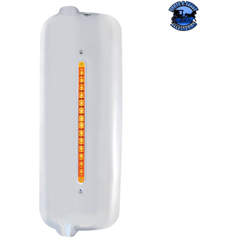 MIRROR COVER WITH 14 LED 12 LIGHT BAR FOR 2005 & OLDER FREIGHTLINER