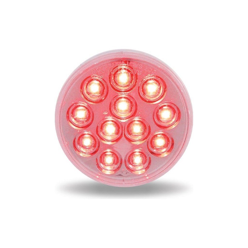 4 Mirror Clear Red Stop, Turn & Tail LED (12 Diodes)