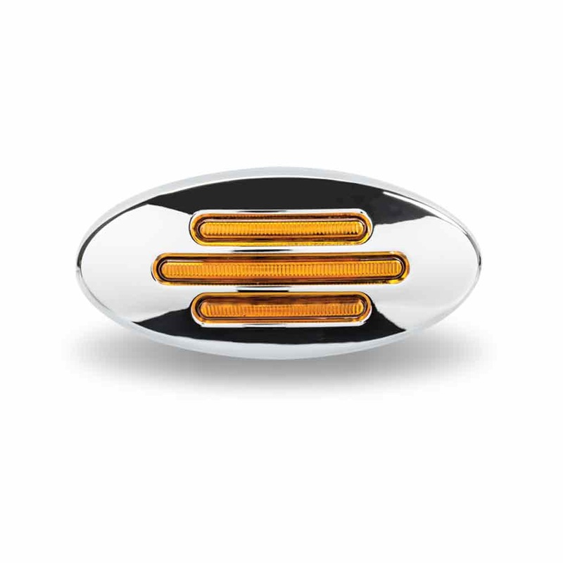 Flatline Peterbilt Amber Fender Light (15 Diodes) #tled-fpa
