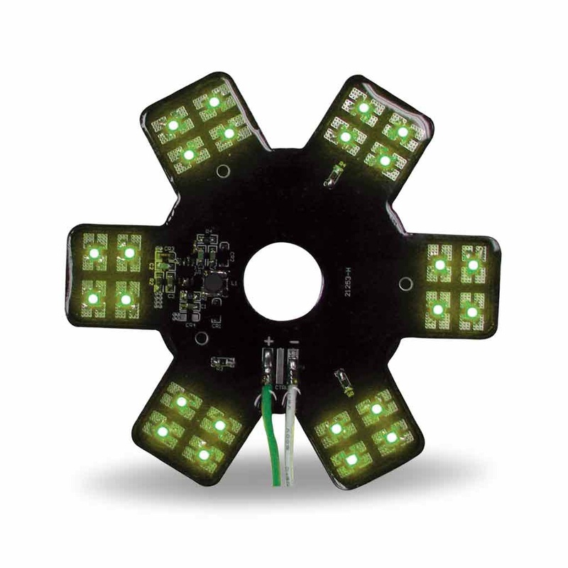 5 Star Green LED for 13 Donaldson Air Breather (24 Diodes)