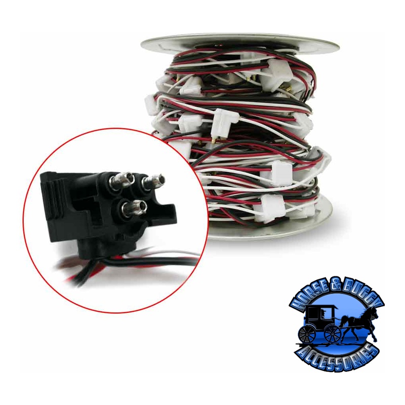 B612 Male Wire Harness with 12 Connector Spacing  3 Prong | 100 ft. Spool (92 PLUGS)
