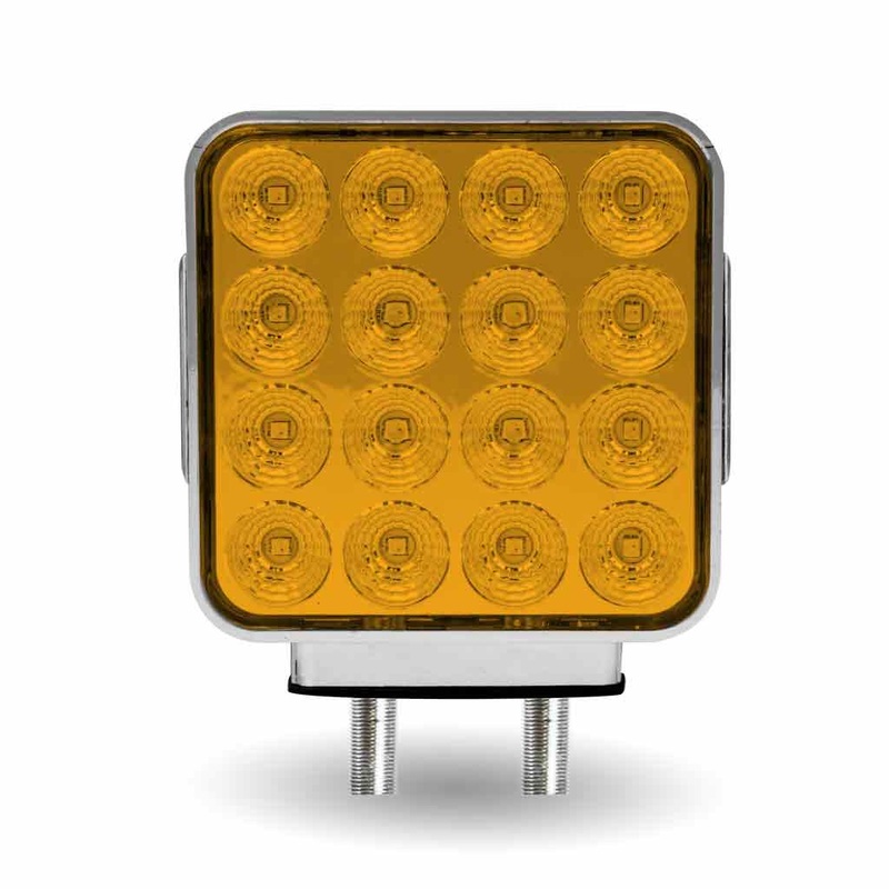 Double Face Double Post Square LED with Reflector (42 Diodes)