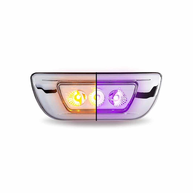 Kenworth T680/T700 PET 579 CAB MARKER LIGHT-DUAL REVOLUTION AMBER/PURPLE