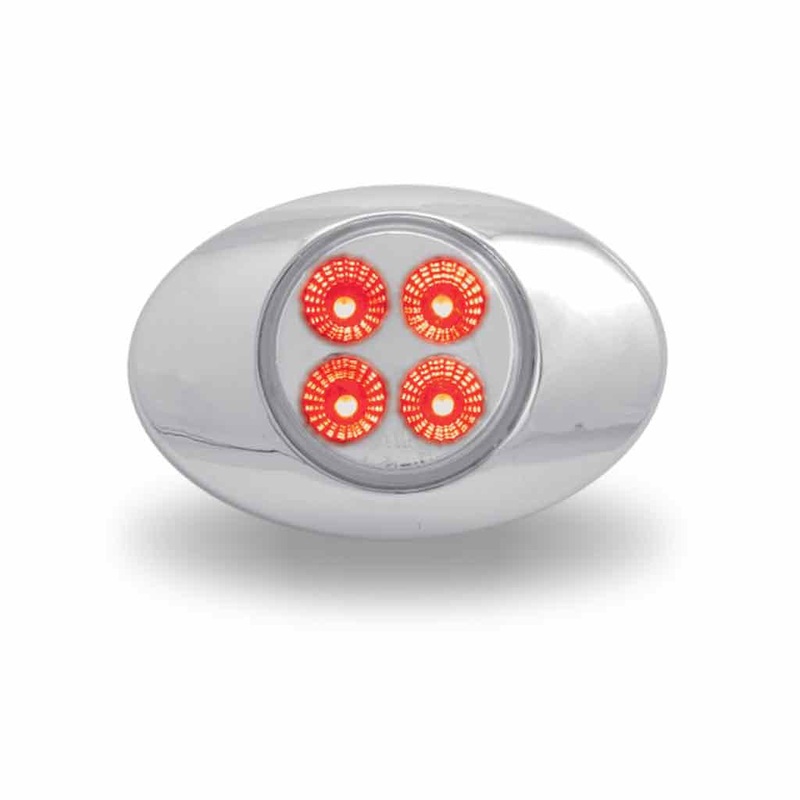 Marker M3 Style Clear Red LED (4 Diodes)