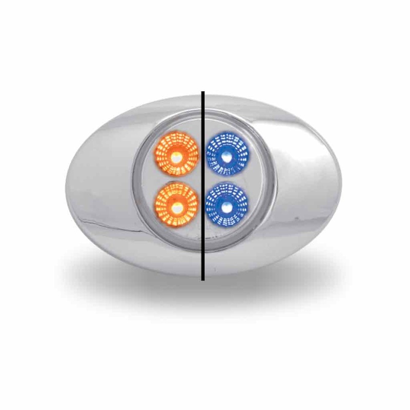 Marker M3 Style Dual Revolution Amber/Blue LED (4 Diodes)