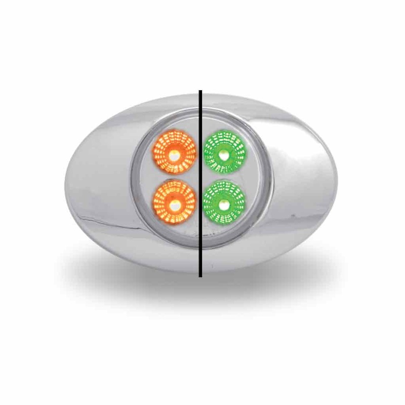 Marker M3 Style Dual Revolution Amber/Green LED (4 Diodes)