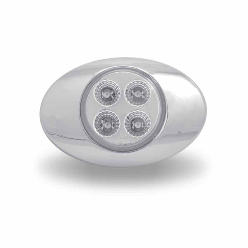 Marker M3 Style Dual Revolution Amber/White LED (4 Diodes)