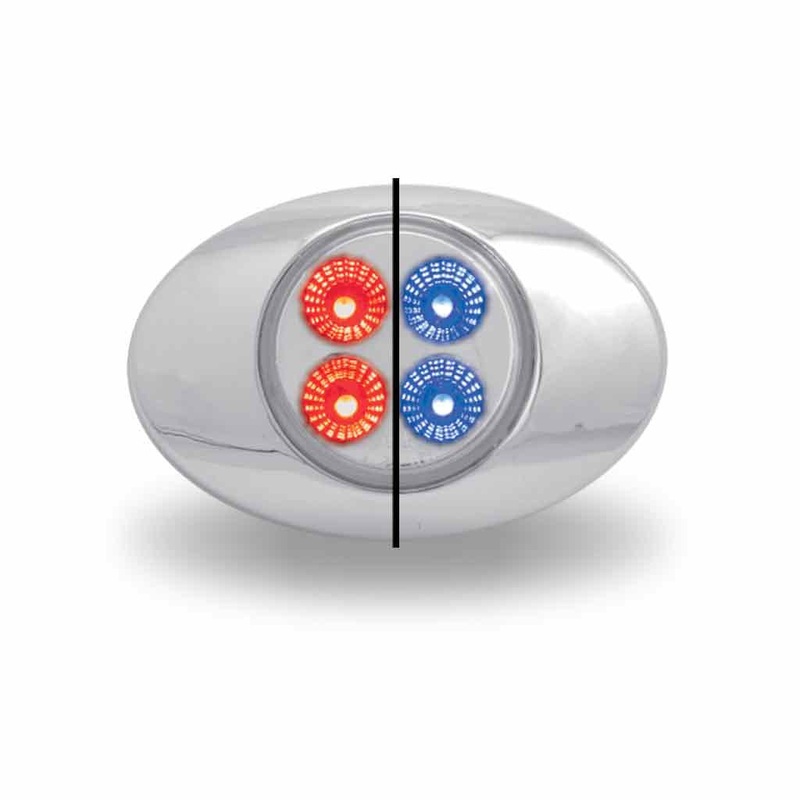 Marker M3 Style Dual Revolution Red/Blue LED (4 Diodes)