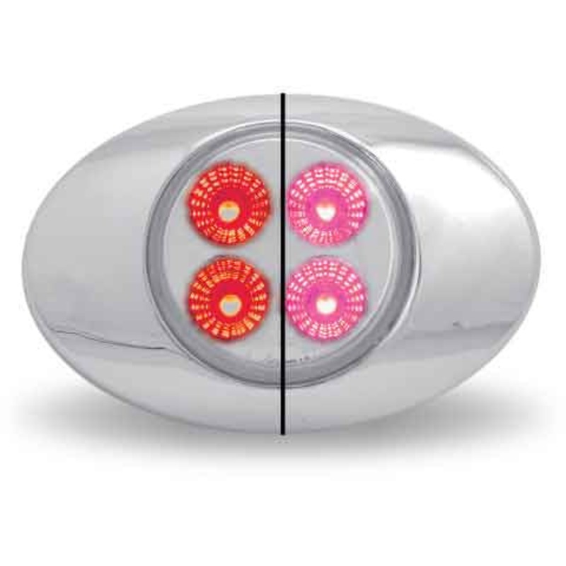 Marker M3 Style Dual Revolution Red/Pink LED (4 Diodes)