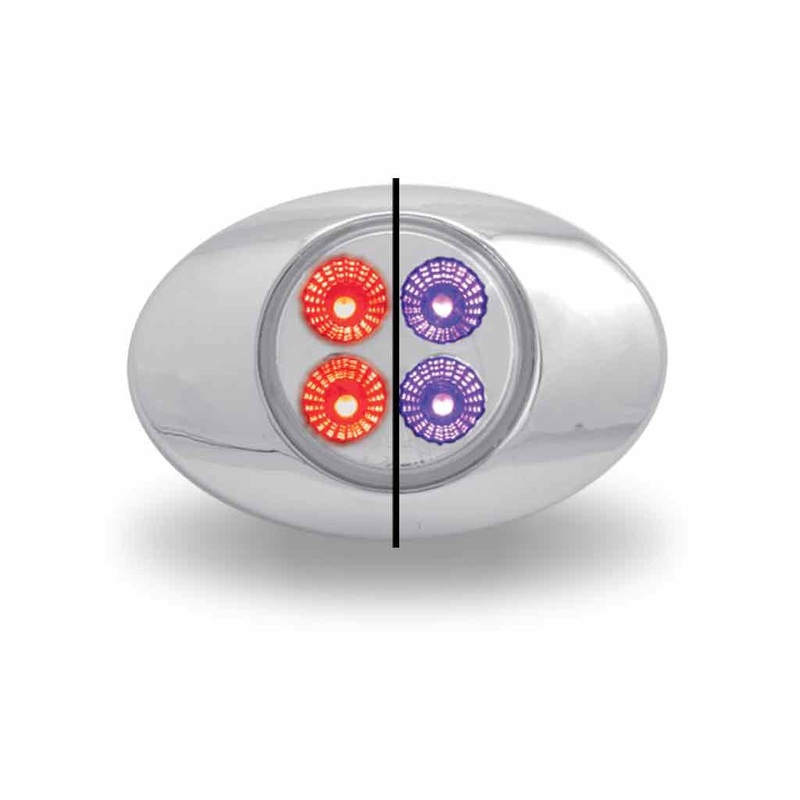 Marker M3 Style Dual Revolution Red/Purple LED (4 Diodes)