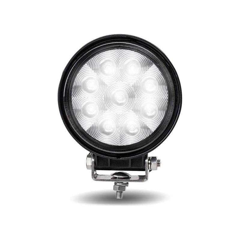 Stellar Universal Round High Powered LED Work Lamp (9 Diodes) – 1350 Lumens – Spot