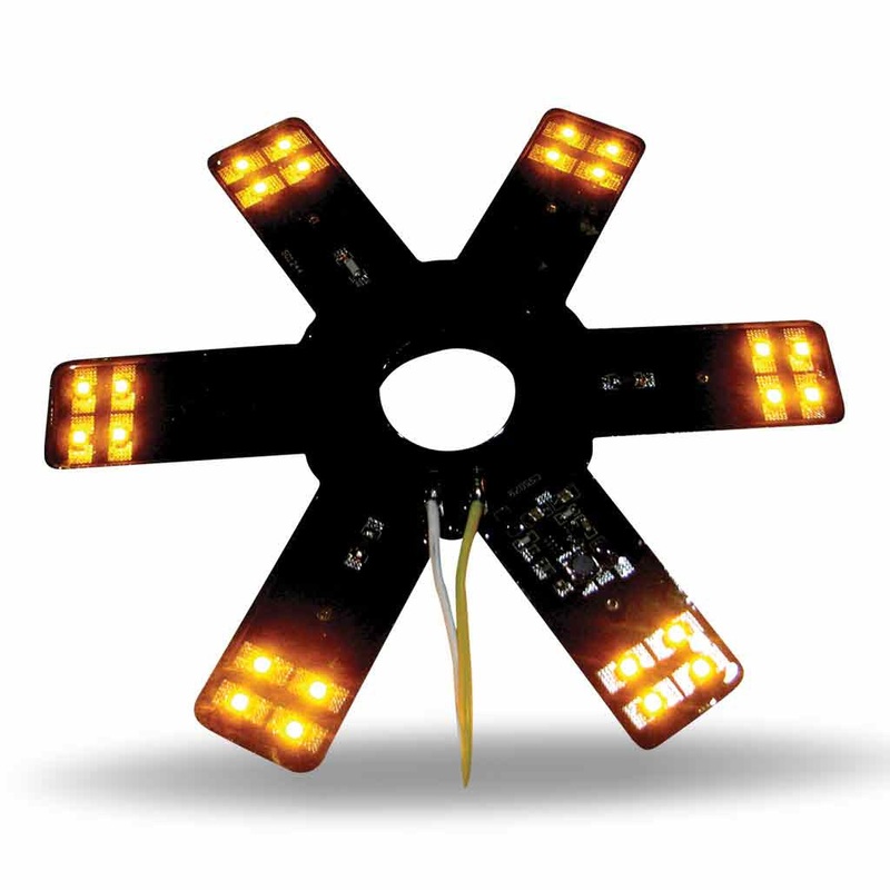 8 Star Amber LED for 15 Donaldson & Vortox Air Breather (24 Diodes)