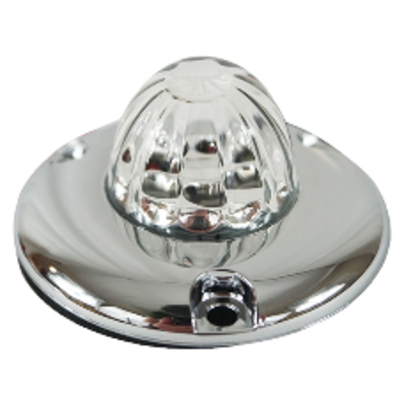 Legendary 1-1/2 Inch Watermelon Light W/ Flat Bezel – Green LED / Clear Glass Lens 11002CG-3