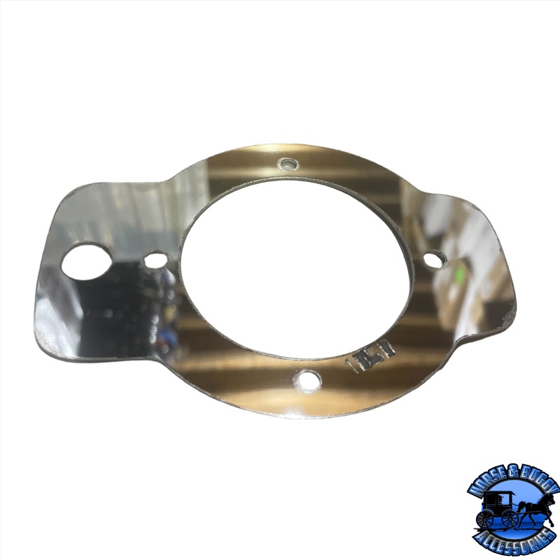 #1050 STAINLESS PETERBILT 579/589 DRIVER/PASSENGER INTERIOR LIGHT BRACKET