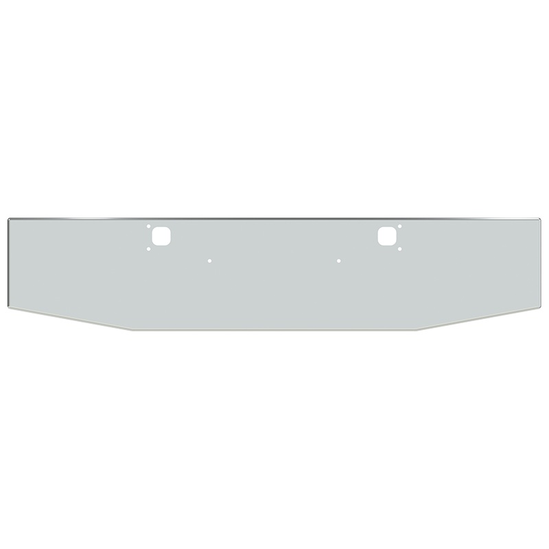 E-FE-0010-74 20” TAPERED TO 16” KW BOXED BUMPER W/TOW & BOLT HOLES