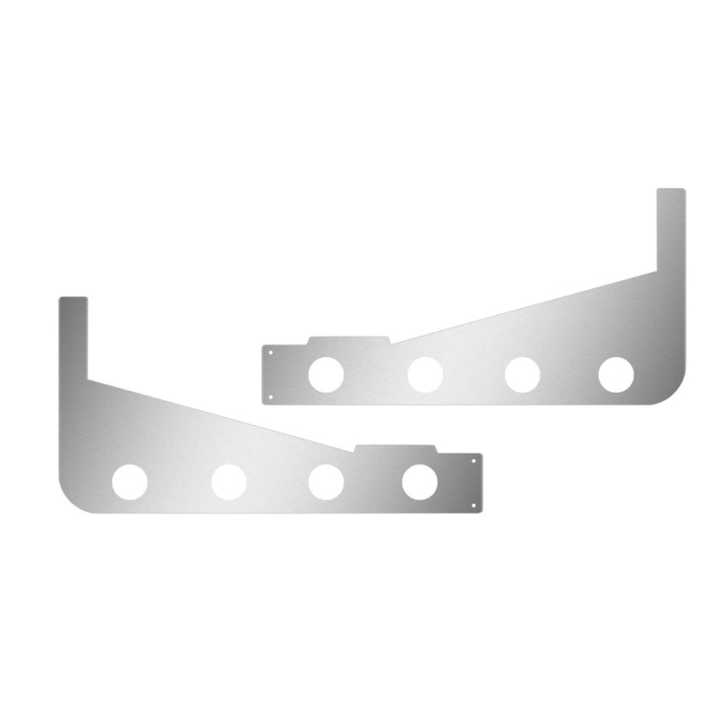 Peterbilt 389 36, 48 & 63 Sleeper Extension Panel with 8 x 2 Light Holes (2007 – 2010)