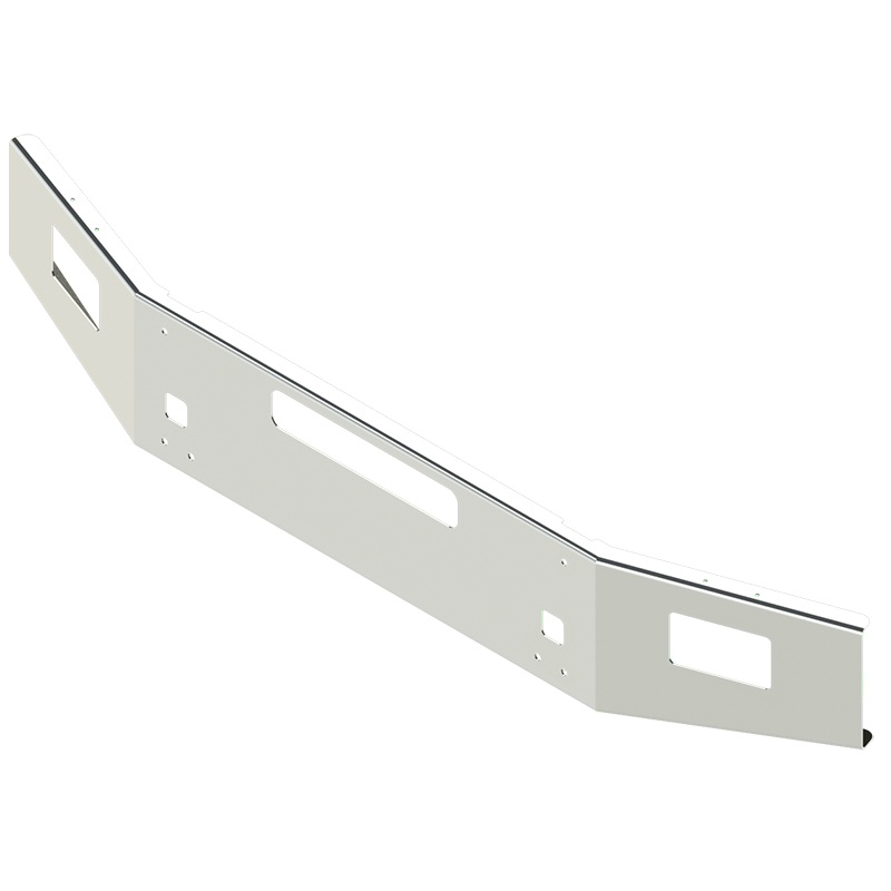 E-FN-2101-26 14” T880 OPEN END BUMPER W/ BOLT & TOW & STEP & FOG LIGHT HOLES (2004+)