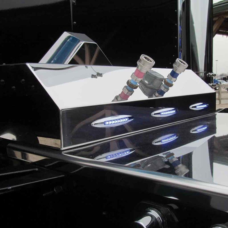 Peterbilt Trailer Service Airline Box with 3 Slotted Light Holes