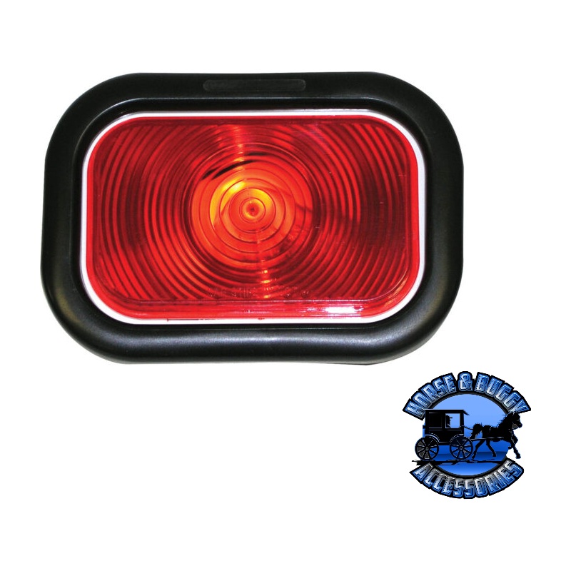 450KR 3.5×5.3 Red Incandescent Stop/Turn/Tail, Rectangular, Kit