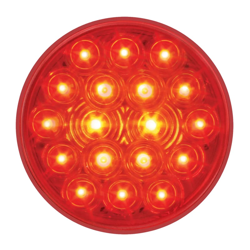 4 FLEET RED/RED 18 LED SEALED LIGHT
