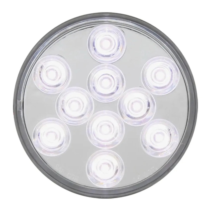 4 HIGHWAY WHITE/CLEAR 10 LED SEALED LIGHT