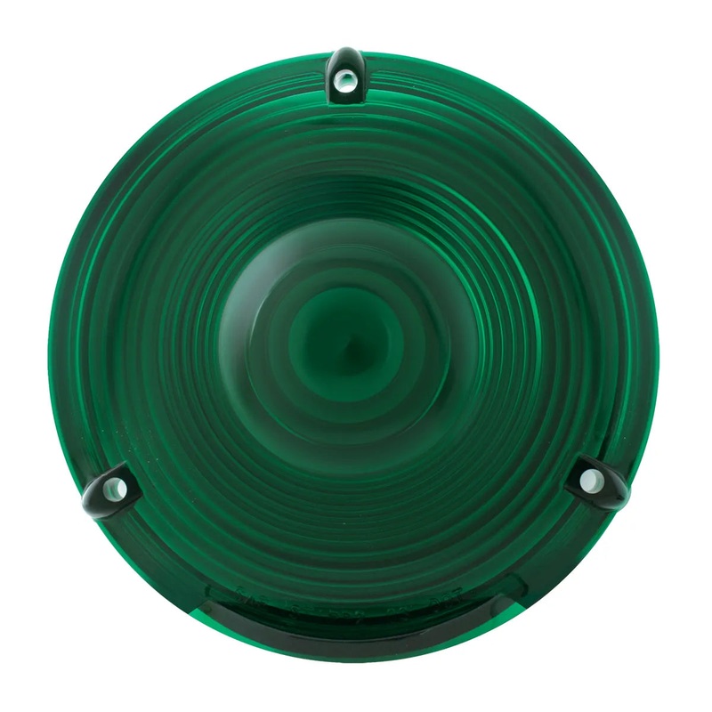 GREEN PLASTIC LENS FOR 4 COMBINATION LIGHT