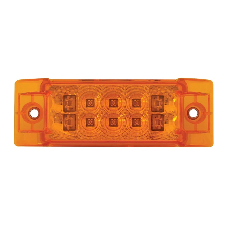 76210 Rectangular Wide Angle Spyder LED Marker & Turn Light (AMBER/AMBER) #76210