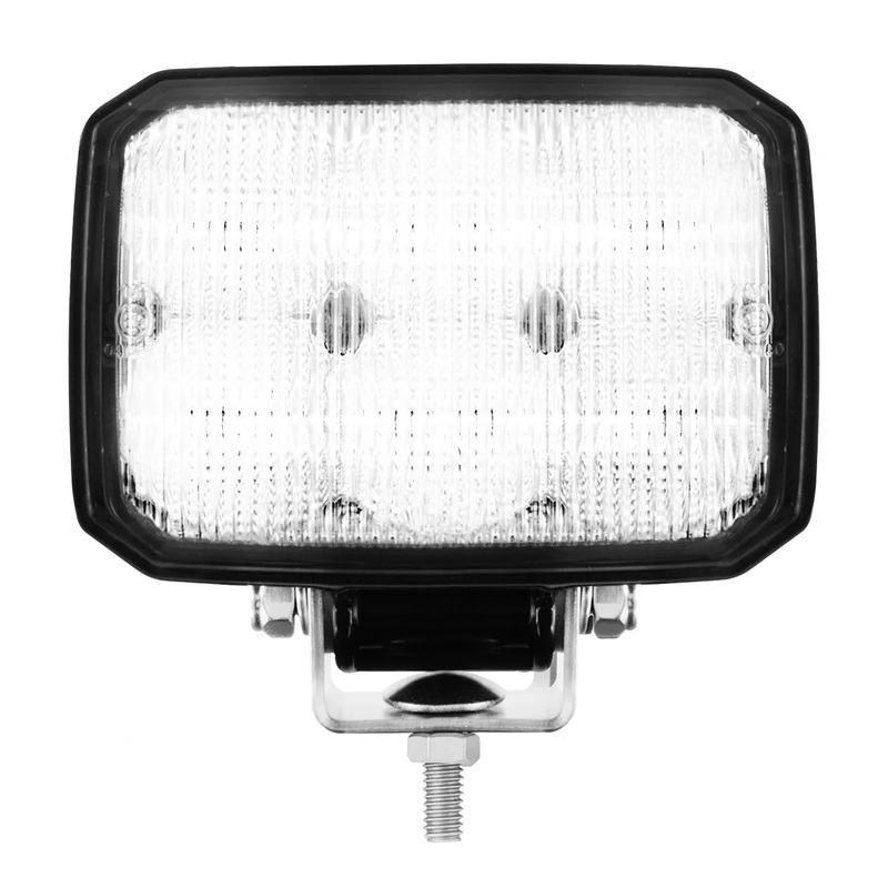 76355 RECTANGULAR 12-LED HEAVY DUTY FLOOD LIGHT, 9~36V