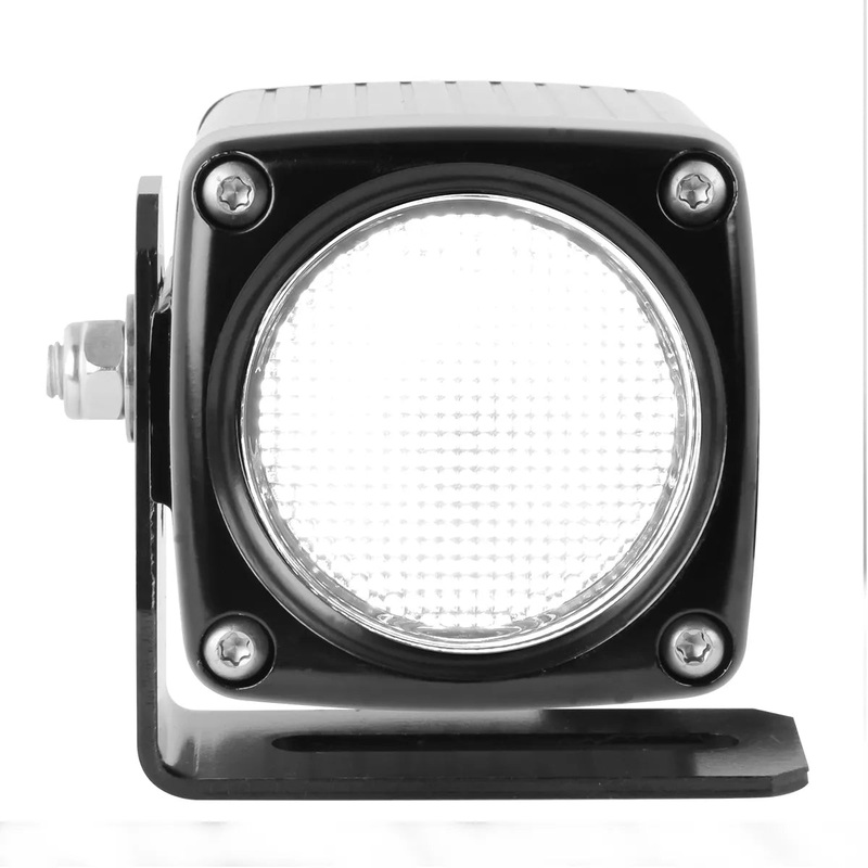 76365 RECT. HEAVY DUTY 1 LED FLOOD WORK LIGHT, 12~54V, 25W