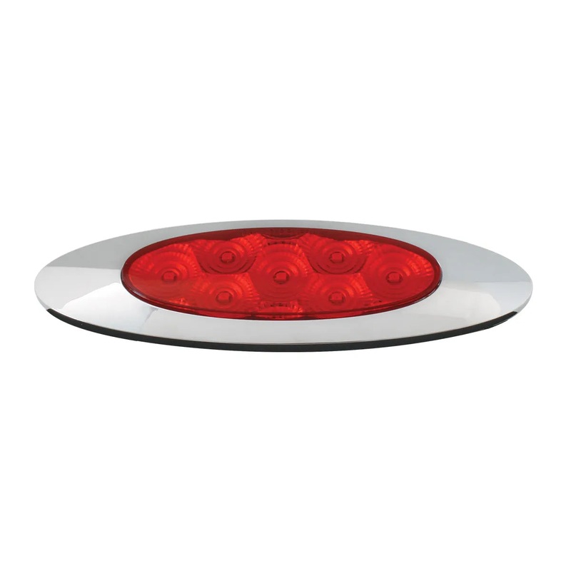 77847 ULTRA THIN SPYDER Y2K RED/RED 7 LED LIGHT, HIGH/LOW 3WIRES