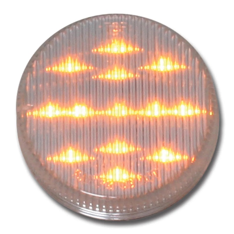 79317 2.5 FLEET AMBER/CLEAR 13 LED SEALED LIGHT
