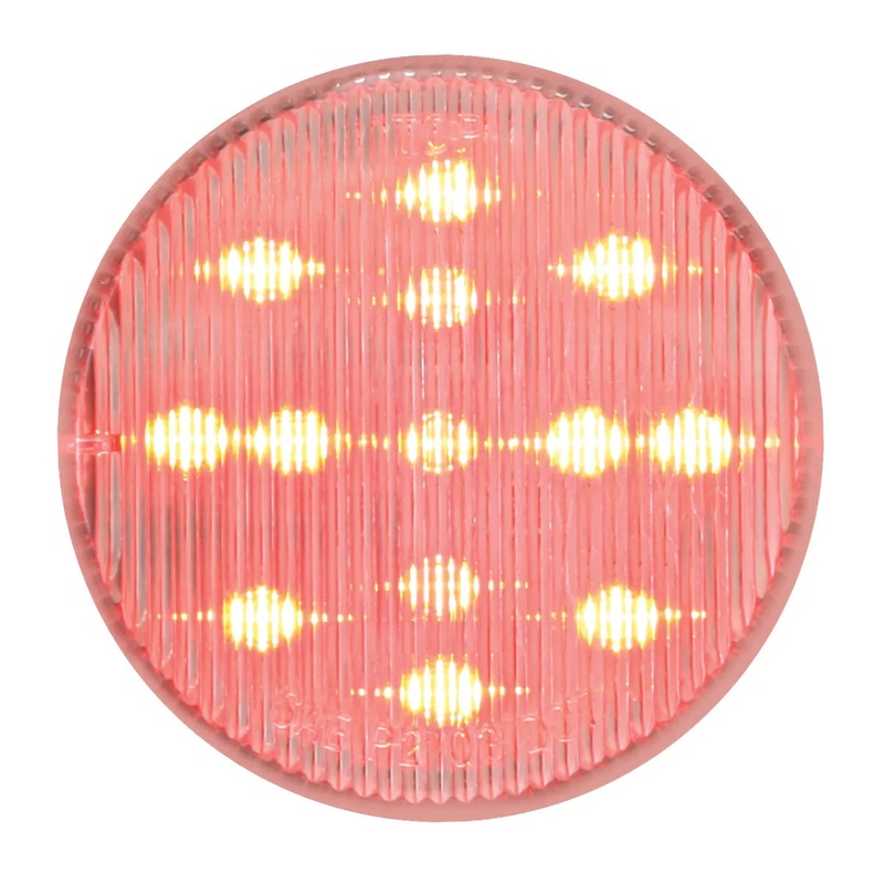 79318 2.5 FLEET RED/CLEAR 13 LED SEALED LIGHT