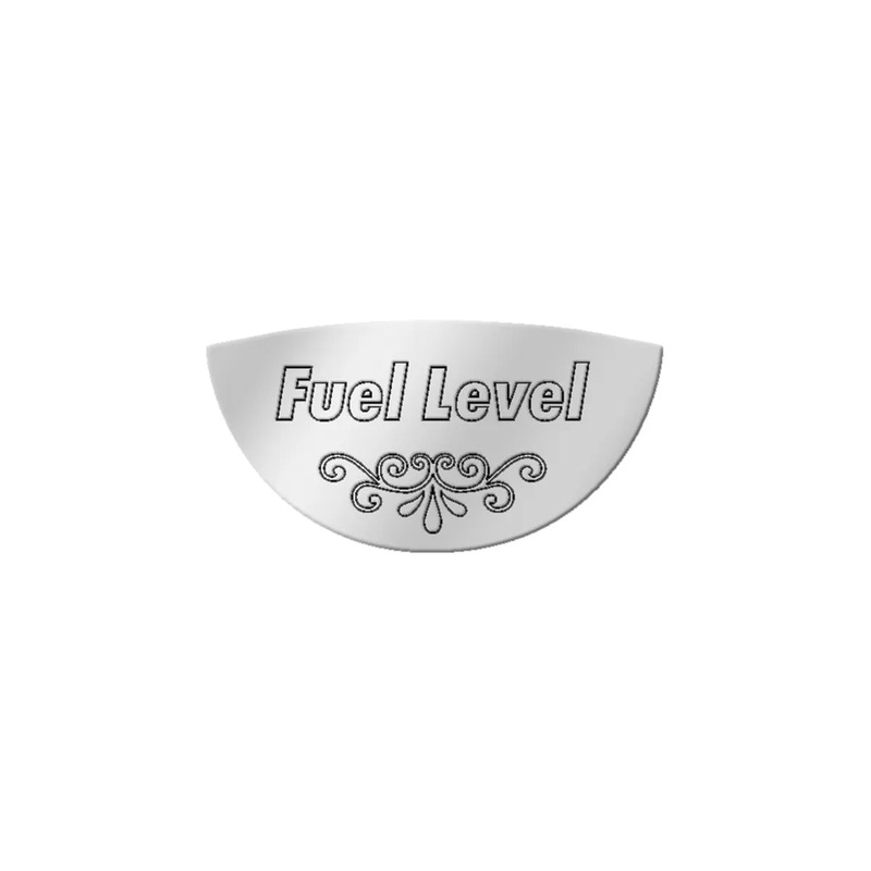 68443 SS FUEL LEVEL EMBLEM FOR PETERBILT 370’s & 359 #68443