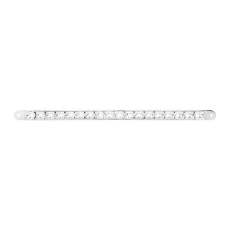 74784 12 PEARL WHITE/CLEAR 18LED LIGHT BAR, 3 WIRES