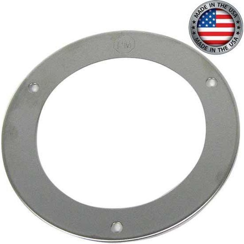 B7009S Stainless Steel Round Bezel-Security Ring For 4 Inch Flange Mounted Lights