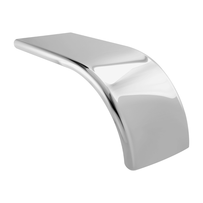 H-SS505HT 72” 304SS LOW RIDER HALF FENDER; 14 GUAGE; 31” DROP (PAIR)