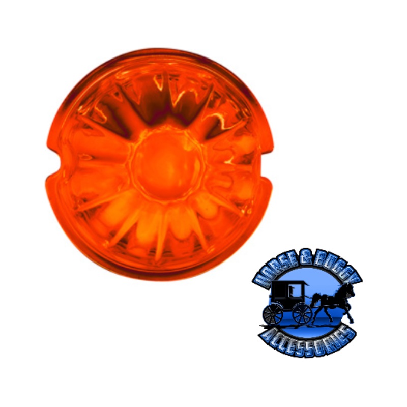 Watermelon Glass Marker Light Lens – Dark Amber