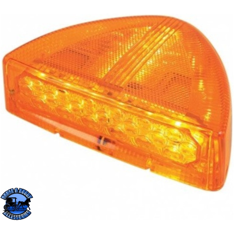 30 LED LOW PROFILE TURN SIGNAL LIGHT FOR 1987-2007 PETERBILT 379/378/357 (Choose Lens Color)