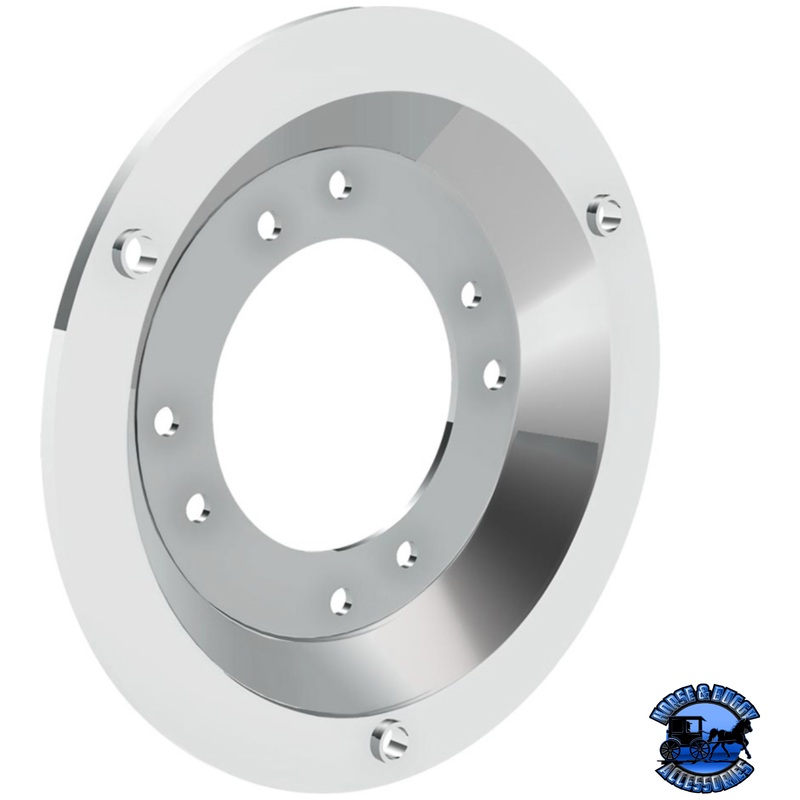 CHROME PLASTIC WATERMELON LIGHT SLEEPER BUNK LED ADAPTER-CONCAVE STYLEv #10514