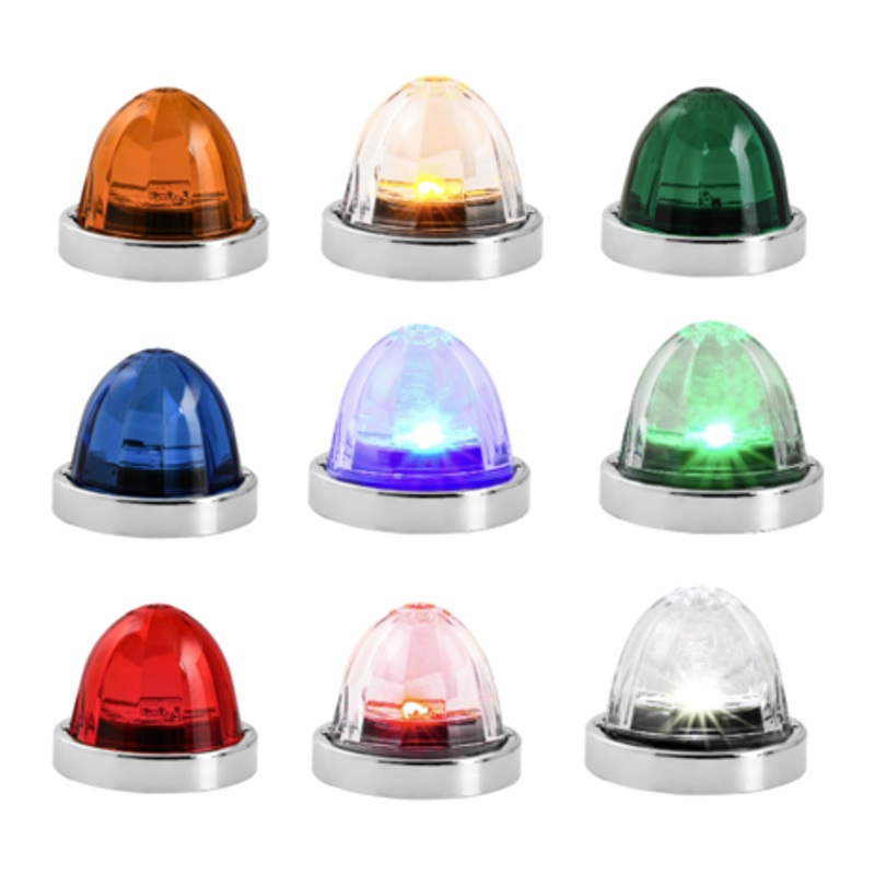 Super Star (Plastic lens) Watermelon Surface Mount LED Sealed Light With Bezel (CHOOSE COLOR)