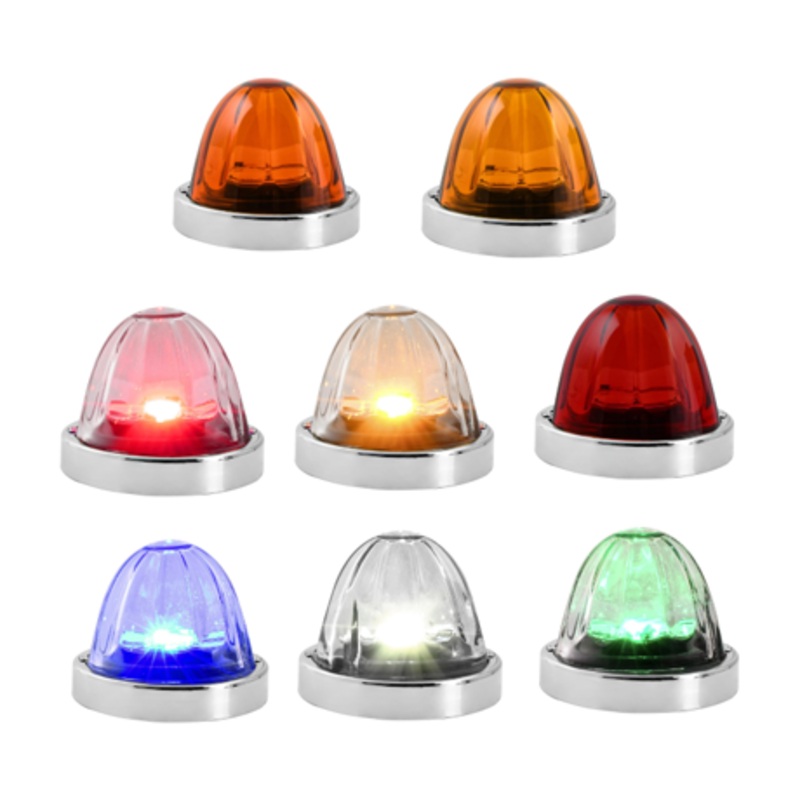 Super Star Watermelon (Glass Lens) Surface Mount LED Sealed Light With Bezel (CHOOSE COLOR)