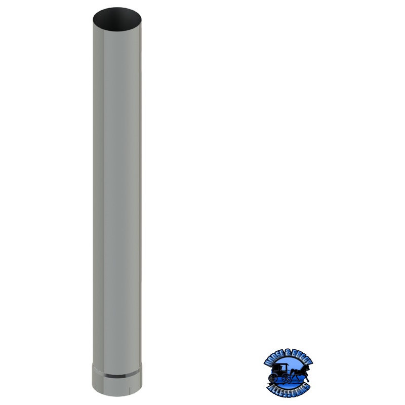 406C-024-1103 6×24 Flat Top Exhaust Stack – Expanded End