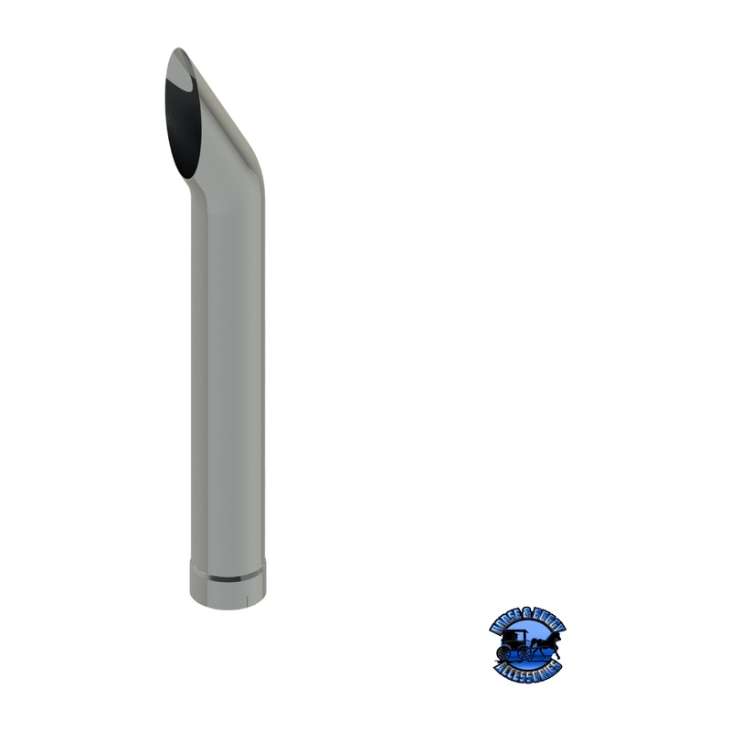 506C-054-1103 6×54 Short 30 Exhaust Stack – Expanded End