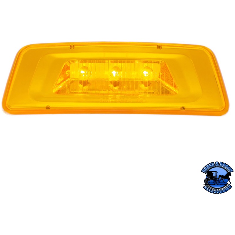 3 LED FENDER TURN SIGNAL/PARKING LIGHT FOR KENWORTH T680/T700/T880 (Choose Lens Color)