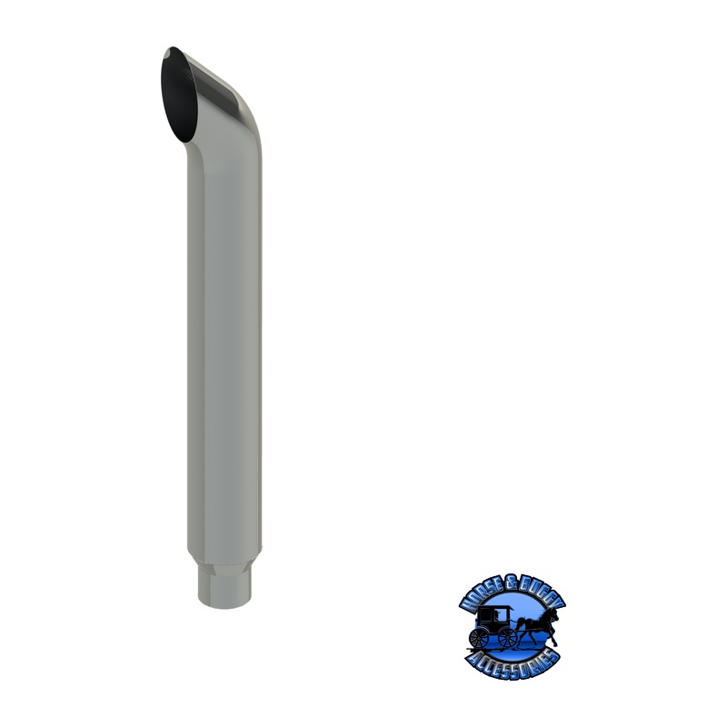 607B-054-1103 7 Reduced to 5 West Coast Curved Exhaust Stack – 54 Long