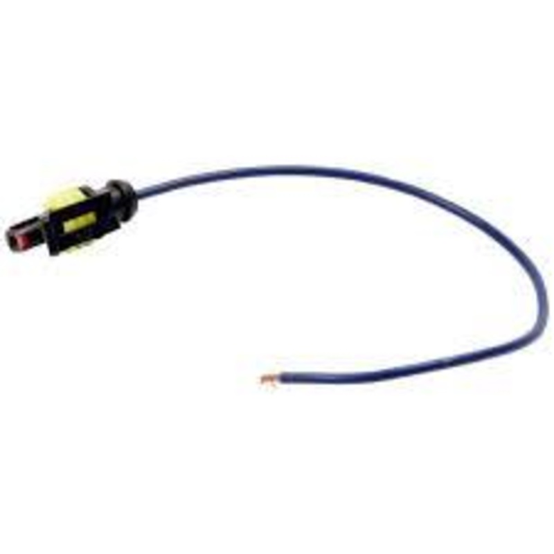 B880-49 PLUG, SINGLE LEAD, SNGL AMP, STPD WIRE, 8