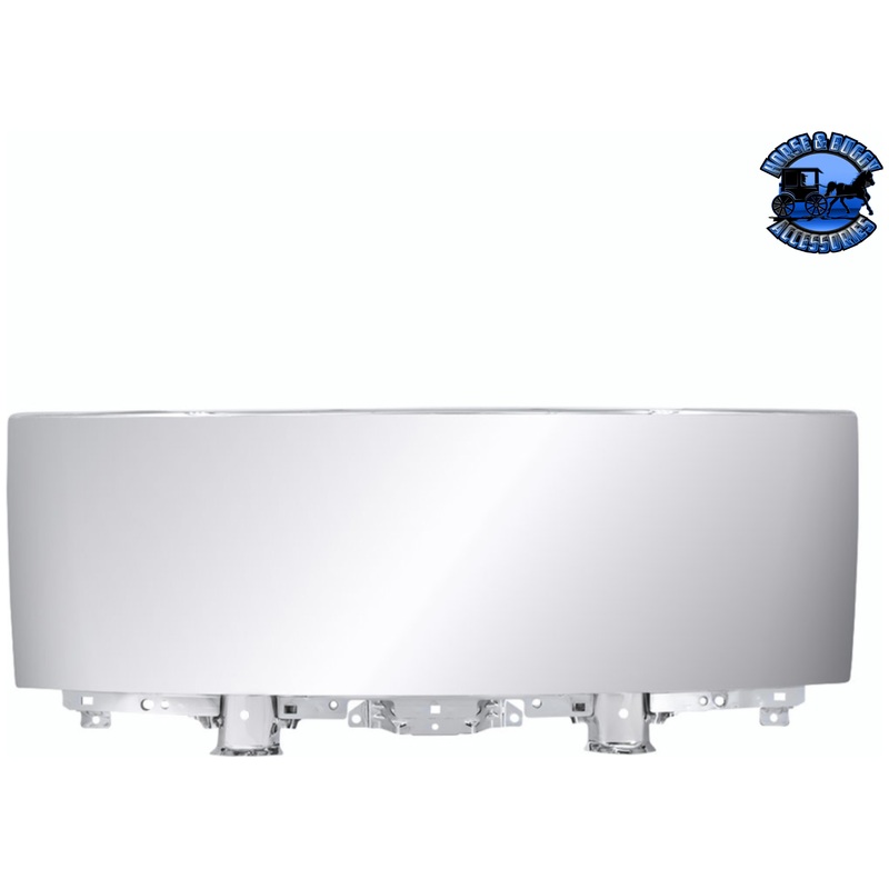 STEEL FRONT PANEL ASSEMBLY FOR 2008-2024 ISUZU NPR (ELF 200/300)-CHROME #21624