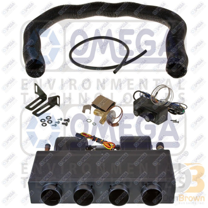 EVAPORATOR ASSEMBLY H/C 17in W/4 FLEX HOSE OUTLETS OET 4032 27-40028-HC